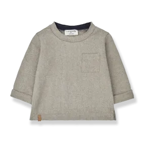 1  in the Family Lukas Taupe Sweater