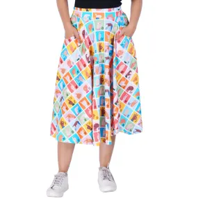 Sign Language 3/4th Twirl Skirt