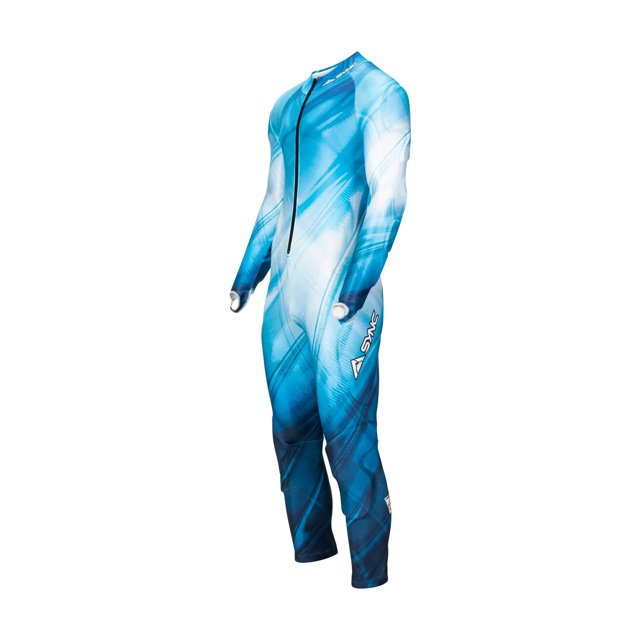 Stef Adult Race Suit - Blue/White