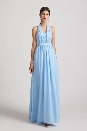 Sweetheart Long Chiffon Convertible Bridesmaid Dresses (AF0185)